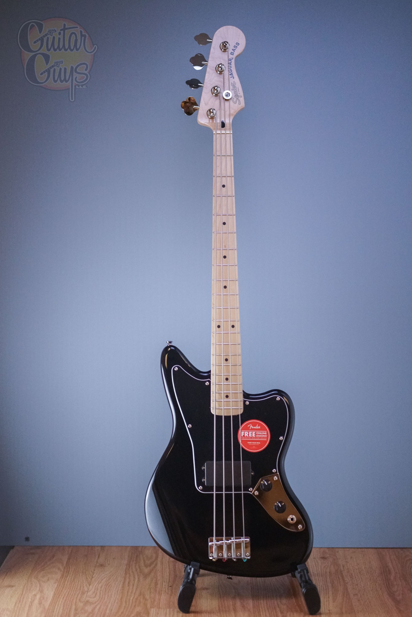 Squier Affinity Series Jaguar Bass H MF Black Guitar Guys