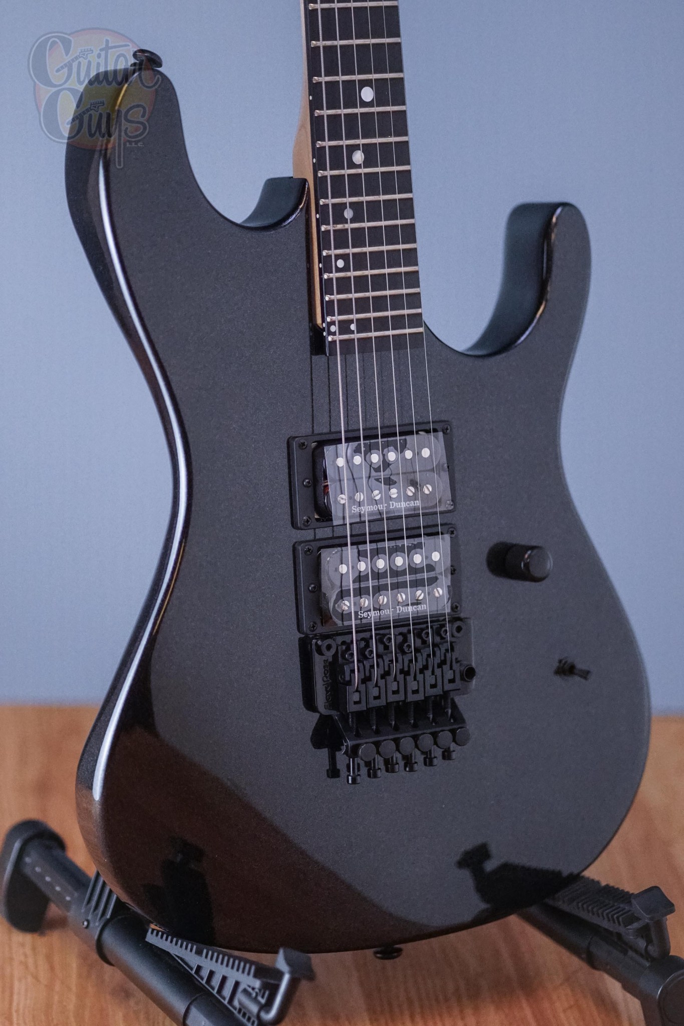 Kramer Nightswan Jet Black Metallic DEMO Guitar Guys